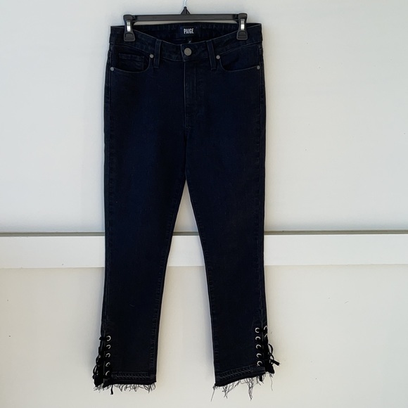 PAIGE Jacqueline High Waist Straight Leg Jeans - Picture 3 of 6